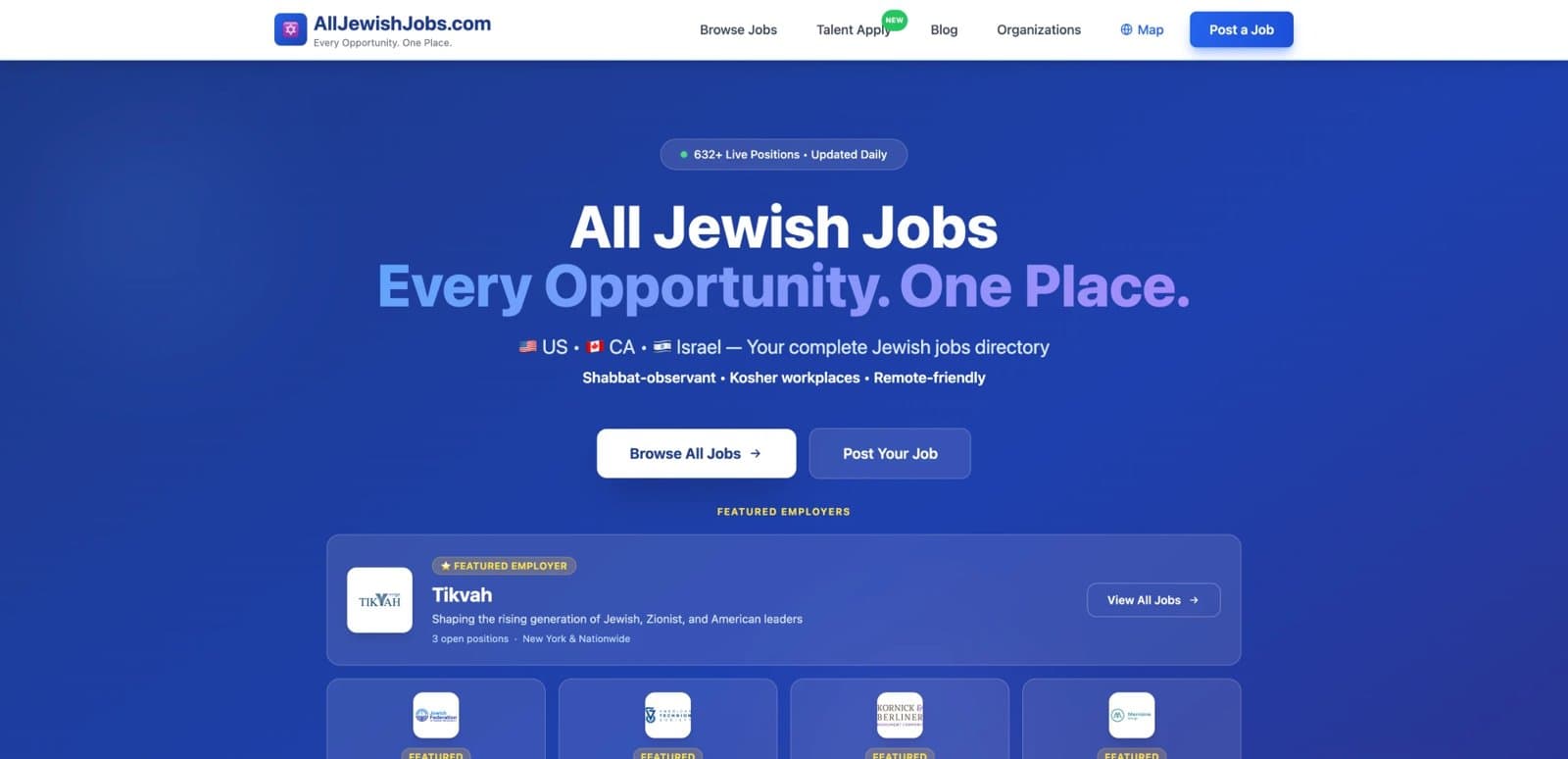 AllJewishJobs.com: a job marketplace grown to 11K users — almost entirely organically